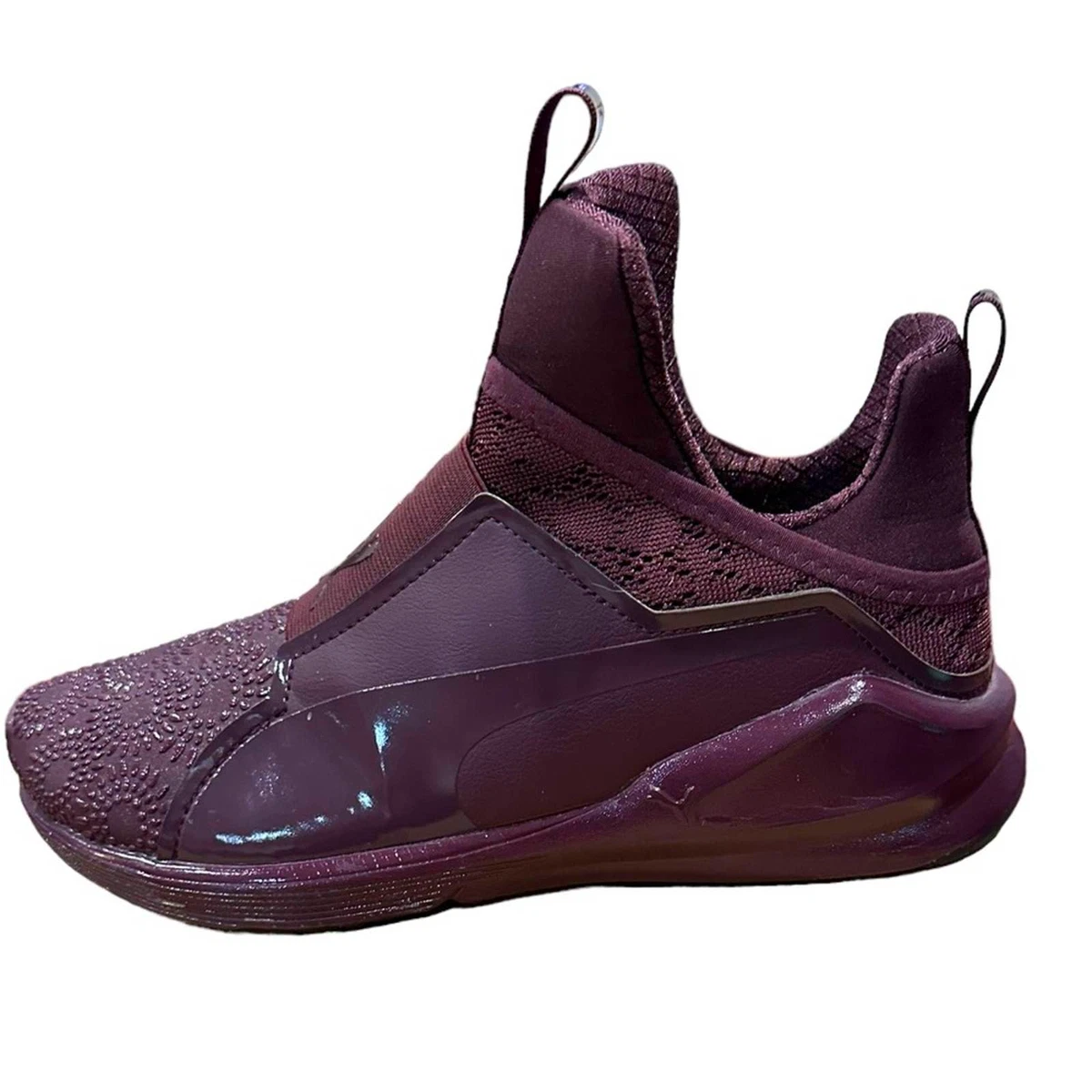 Puma Womens Fierce KRM Winetasting 18986602 Purple Running Shoes