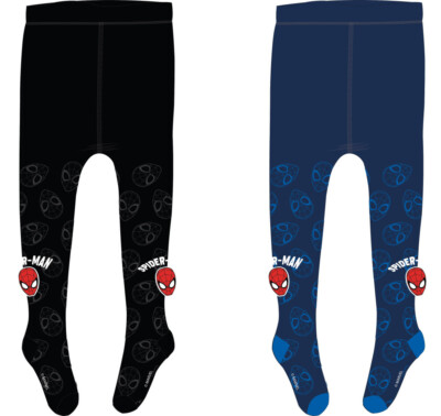 Spiderman Marvel Strumpfhosen Schwarz & Blau Größen: 104/110 116/122 128/134