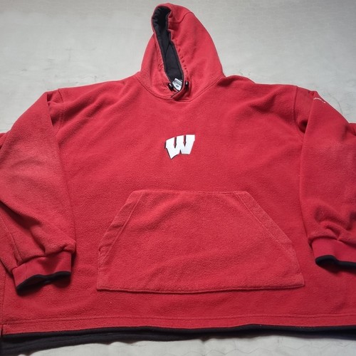 Wisconsin Heavyweght Fleece Pullover Hoodie Men's XL Columbia Sportswear Badgers