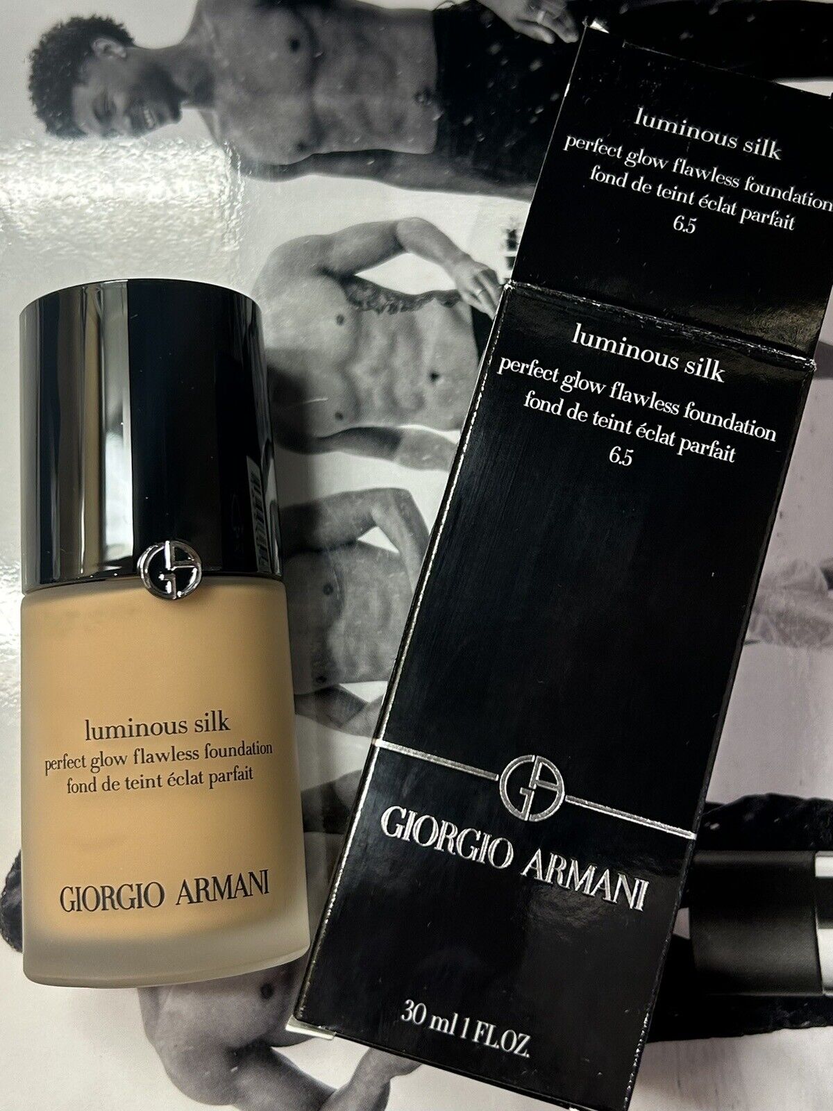 NIB Giorgio Armani ~ 6.5 Medium Tan ~ Luminous Silk Flawless Foundation