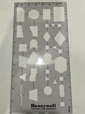 Vintage Honeywell Electronic Data Processing Flowcharting Spacing Template