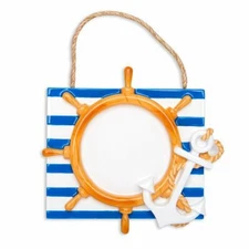 Baby Boy Anchor Personalized Christmas Tree Ornament