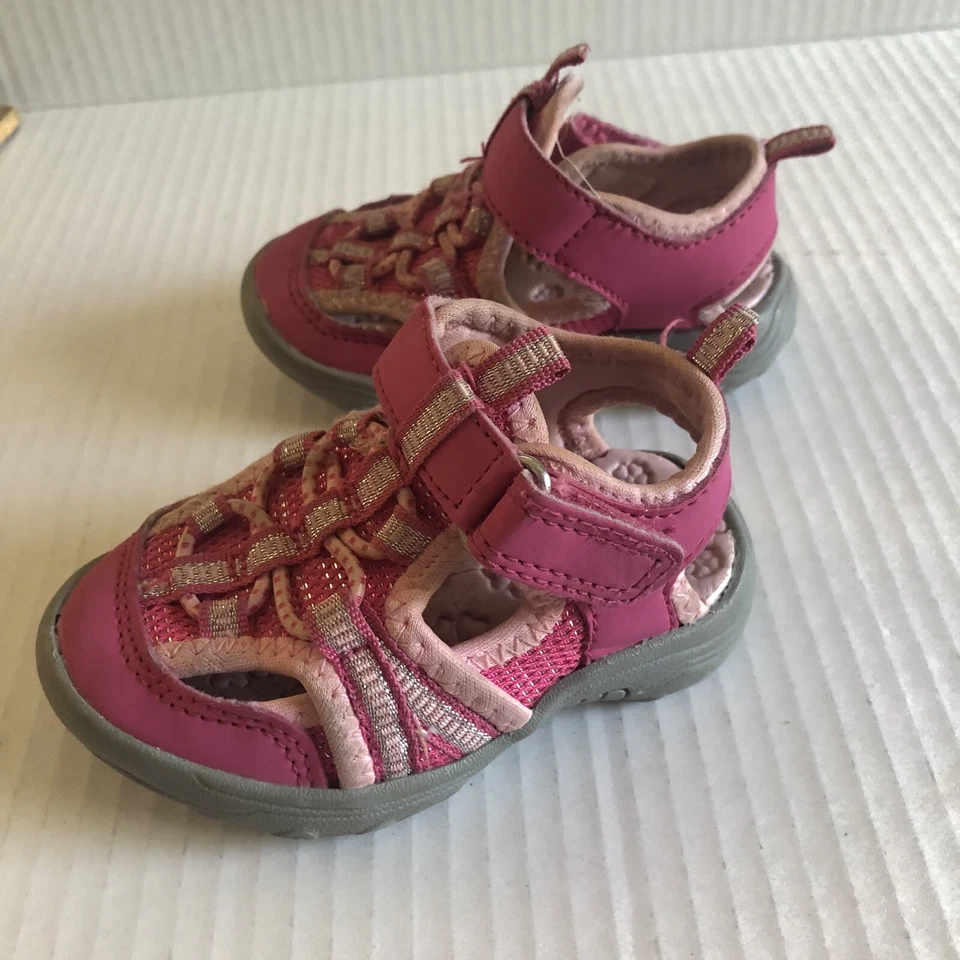  考拉儿童水鞋蓝色男孩凉鞋夏季儿童 4 码  — 第 2/4 张图片