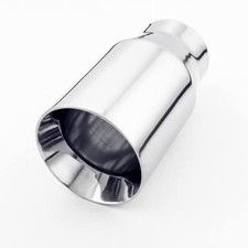 3 Inch Inlet 4 Outlet 7 Long Straight Cut Dual Wall Stainless Steel Exhaust Tip 3 Inch Inlet 4 Outlet 7 Long Straight Cut Dual Wall Stainless Steel Exhaust Tip