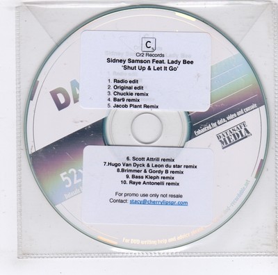 (GJ425) Sidney Samson, Shut Up & Let It Go - DJ CD