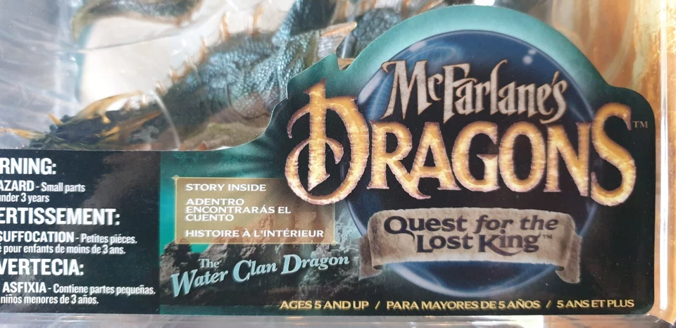 McFarlane Dragons série 1 - "Water Dragon Clan" 2005 - NEUF / MINT Condition - Photo 2/4