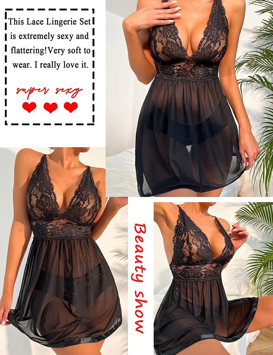 extremely sexy lingerie Amazon.com: UIVHLW Lingerie Extremely Seductive Transparent One-Piece Suit Sexy  Underwear Black: Clothing, Shoes & Jewelry