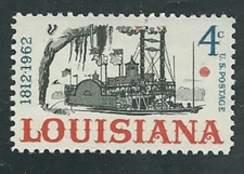 Scott # 1197 Louisiana Statehood Unused OGNH
