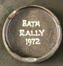 Bath 1972 Steam Engine Rally Railway Ashtray Arts Crafts Pottery