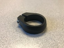 New Alloy Bicycle Seat Post Clamp Binder 1-1/4" 31.8mm Hex Bolt Matt Black