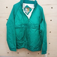 Nwt Women's Vintage Sears Windbreaker Coat Jacket With Zip Out Hood. Large. 