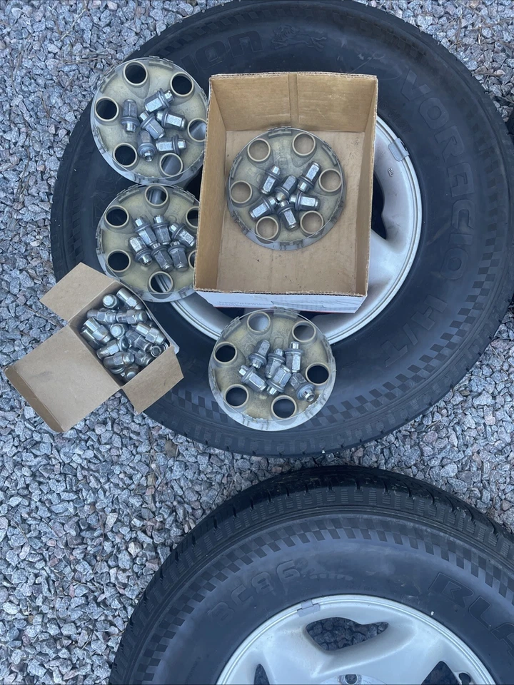 tires and rimes and lug nuts and hood shield  for 2002 toyota Tacoma - Image 4 of 4