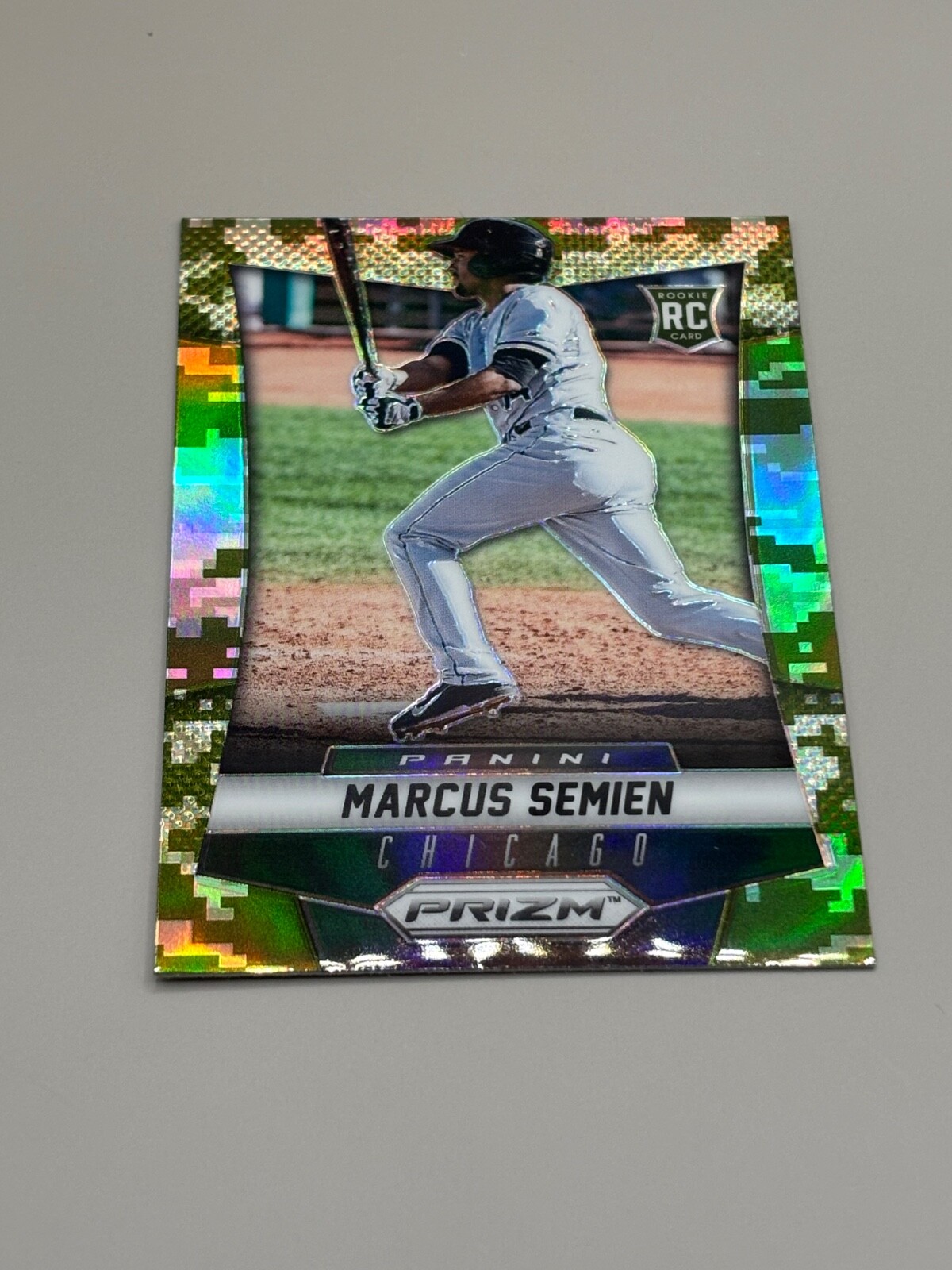 2014 Panini Camo Prizm - #194 Marcus Semien (RC) Rookie Rangers view 2