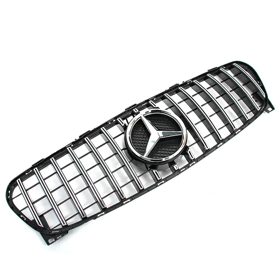 For Mercedes Benz X156 GLA250 GLA200 GLA180 2018-2020 Grille W/LED Emblem Grill Foto 3 de 4