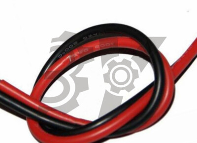 New 2M AWG soft silicon cable AWG16-26 (1 M red +1 M black)