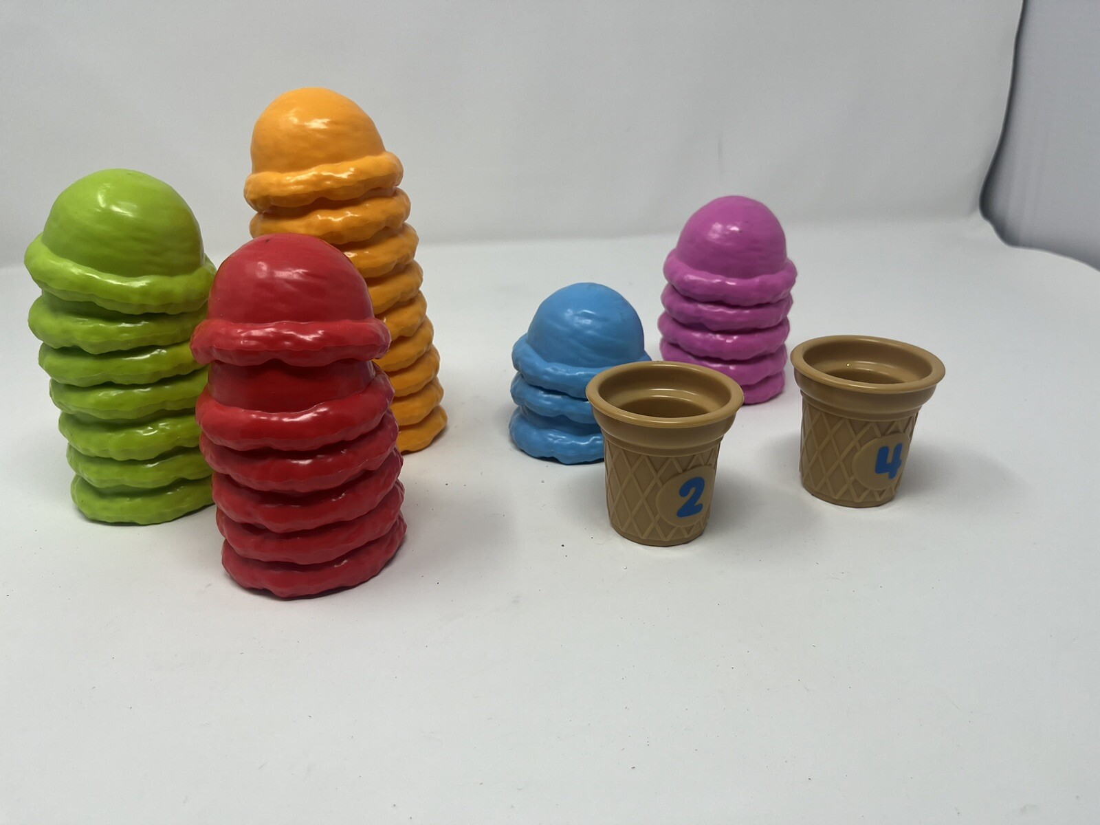 LAKESHORE LEARNING Counting Cones Ice Cream Cone And Scoops Replacement Pieces eBay