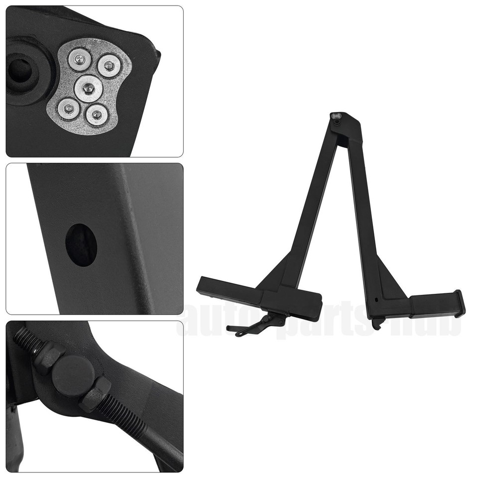 2" Hinges Bike Rack Swing Away Hitch Adapter 500lbs Capacity For Car