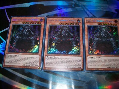 3x Erebus the Underworld Monarch 1st Edition Secret Rare RA04-EN019 Yu-Gi-Oh