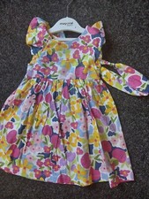 SALE NEW GIRLS MAYORAL  DRESS & HEADBAND STYLE 1972 SIZE 24 MONTHS
