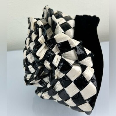 Vintage Original Shorlon Model Mod Weaved Lace Lined Hat 