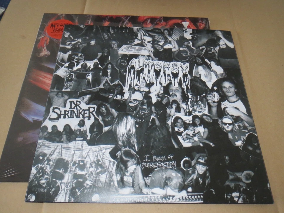 AUTOPSY -SEVERED SURVIVAL- AWESOME RARE LIMITED EDITION LP VINYL RED DEATH GRAVE - Image 4 of 4