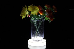 18cm-Round-Ultrabright-LED-Light-Base-for-Vases-Centrepieces-Weddings-Flowers