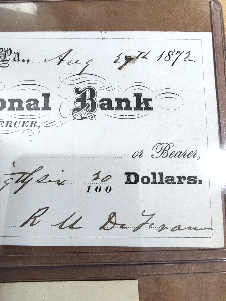 ((3 CHECKS)) Pennsylvania Banks ((BANK CHECK)) 18301872 eBay