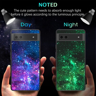 For Google Pixel 6a 6.1'' Released 2022 Shockproof Case Cover Glow in The Dark