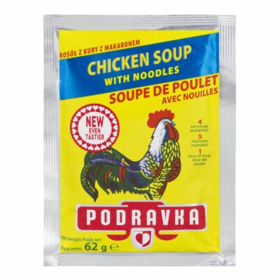 PODRAVKA Chicken Flavor Instant Noodle Soup Quick Preparation Pack 62g 2.2oz