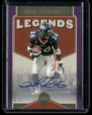 2022 Panini Legacy #129 Clinton Portis Autographs Violet #/3