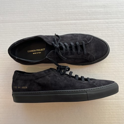 common projects achilles low navy suede