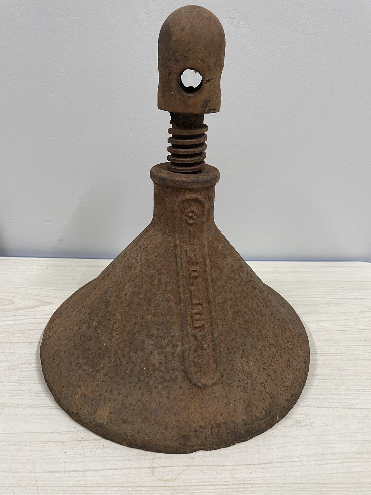 Extremely Rare Antique SIMPLEX railroad screw jack From A Collectors