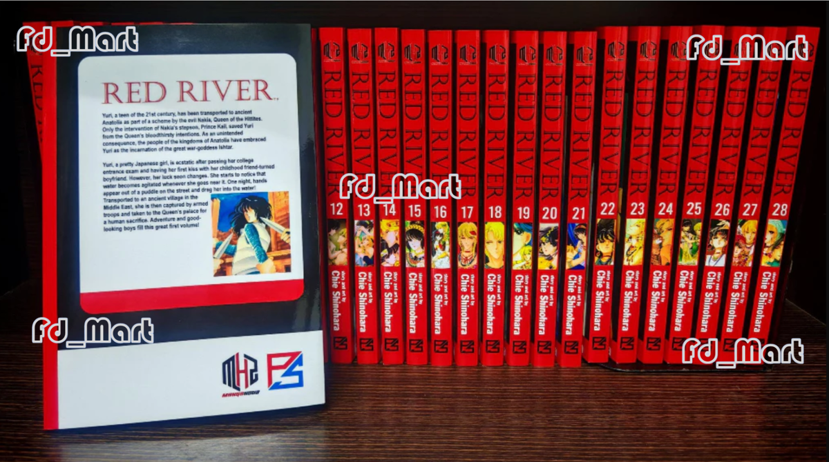 Red River Manga Vol. 1-28 Set by Chie Shinohara English Version