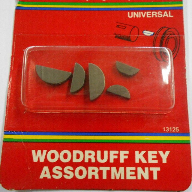 Dorman 13325 Universal 5 Piece Woodruff Key Assortment 3/16 1/8 5/32 1/