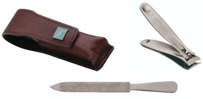 BECKER-MANICURE ERBE SOLINGEN Erbe Solingen LEDERETUI: NAGELKNIPSER & NAGELFEILE Maniküre-Set BECKER-MANICURE