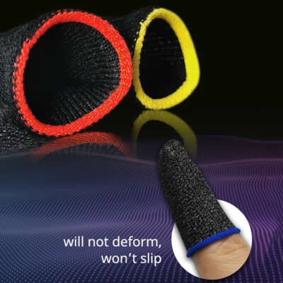 20pcs Gaming Finger Sleeve Mobile Screen Game Controller Breathable Thumb Glove