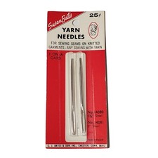 VINTAGE Susan Bates Steel Yarn Needle 14080 SEALED Made in England