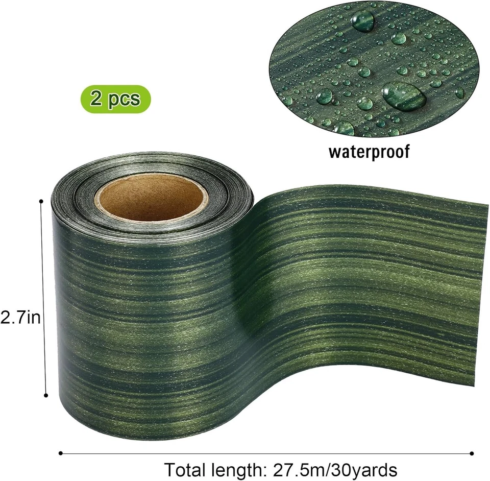 11 jarrones cuadrados de vidrio de 3 x 3 pulgadas y 2 rollos de 2,7 pulgadas x 30 yardas hoja floral Foto 4 de 4