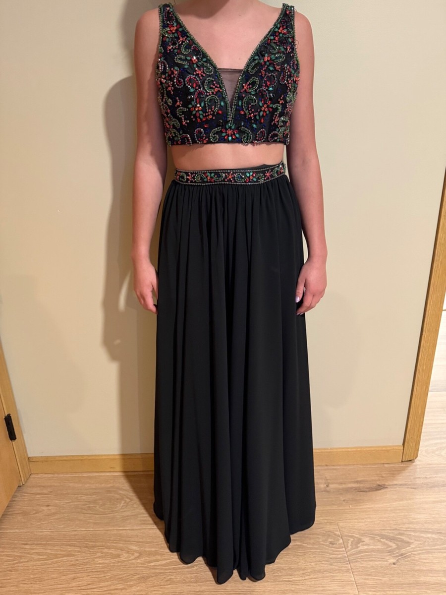 Formal Dress, Black, Two-Piece, Size 6 | eBay