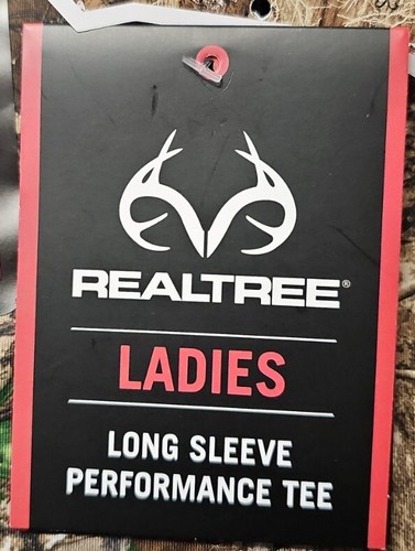 Realtree Shirt Long Sleeve Scent Control Women's Camo Performance Flex Size Med. - Picture 5 of 10