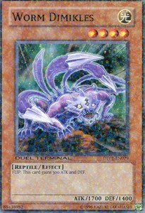 Worm Dimikles - DT01-EN029 - Parallel Rare - Duel Terminal x3 - Near Mint