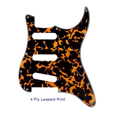 Guitar Pickguard Screw Hole Fender Strat Standard SSS Scratch Plate Multi Color