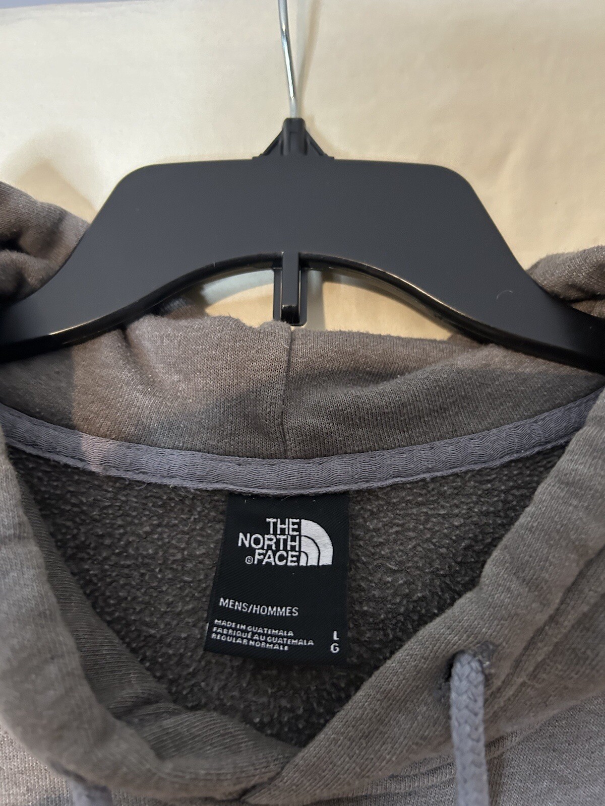 Northface Never Stop Exploring Red Logo Gray Mens… - image 4