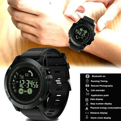 TACT Tactical Watch Smart Watch Military Grade Digital Bluetooth Waterproof IP67 | eBay