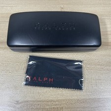 Ralph by Ralph Lauren Eyeglasses Sunglasses Hard Case Black and Cleaning Cloth