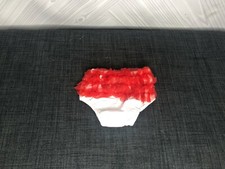 Lot of 18 Baby Girl Christmas Red and White Ruffle Bottom Diaper Cover Bloomers