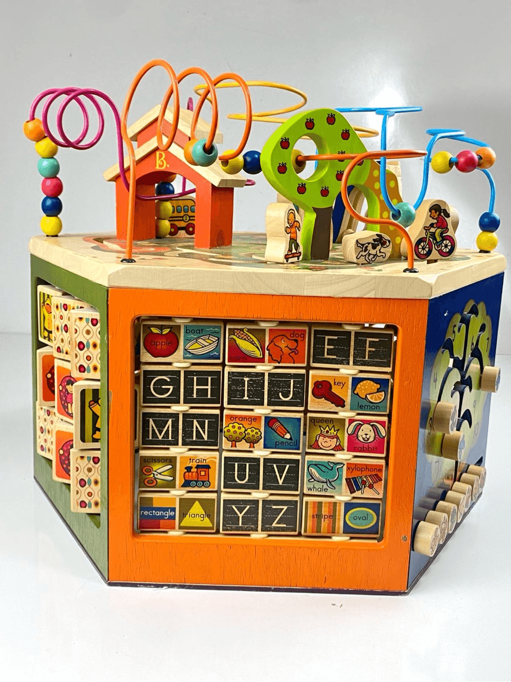 B. Toys Wooden Activity Cube Youniversity eBay