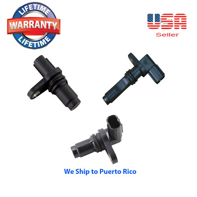 SET OF 3 SENSORS CAMSHAFT Crankshaft Sensor For LEXUS GS300 2006