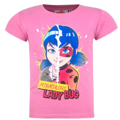 🌷🌷🌷Lady Bug Miraculous T-Shirt Große 92-128🌷🌷🌷