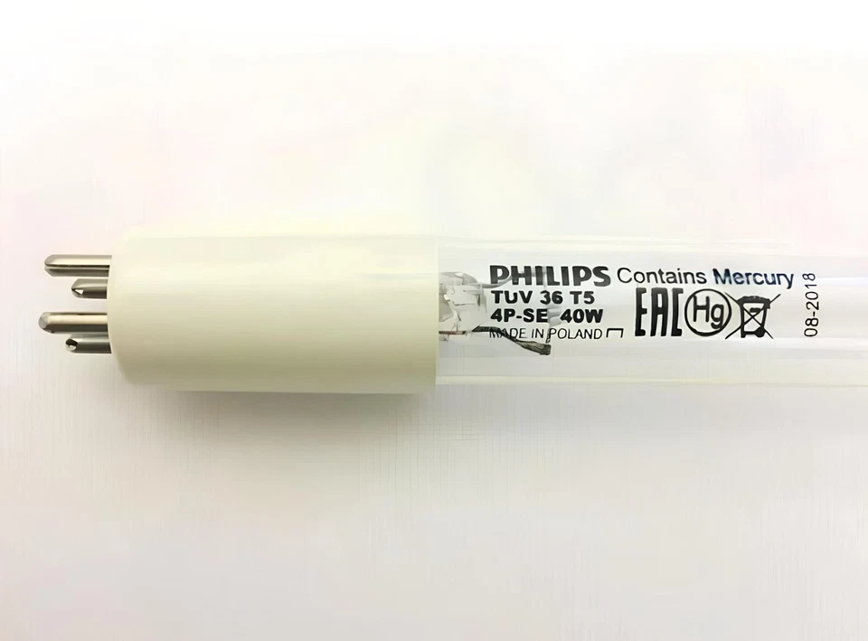 PHILIPS TUV 36 T5 HE 4P SE 40W GERMICIDA 845MM UV-C DEPURATORE - STERILIZZATORE